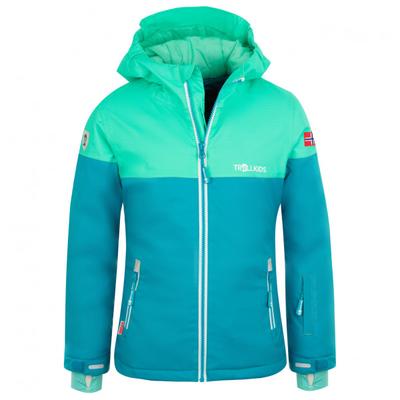 Trollkids - Girl's Hallingdal Jacket - Winterjacke Gr 104 türkis