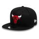 New Era Chicago Bulls NBA Essential Schwarz Verstellbare 9Fifty Snapback Cap - S-M (6 3/8-7 1/4)