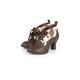 Ruby Shoo Womens Emma Heels Shoes Brown 3 UK