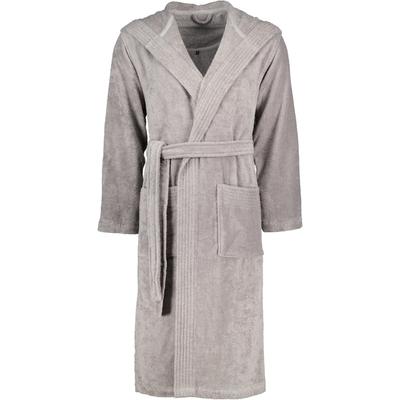 Vossen Bademäntel unisex Kapuze Vegan Life pepplestone - 7470 S Weiss