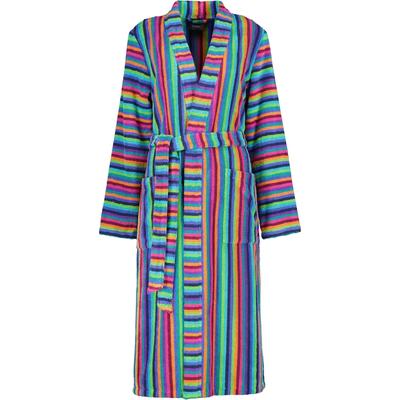 Cawö - Cawö Bademäntel Damen Kimono 7048 multicolor - 84 Weiss