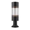 Z-Lite Luminata 21 Inch Tall LED Outdoor Pier Lamp - 553PHB-553PM-BK-LED