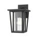 Z-Lite Seoul 11 Inch Tall Outdoor Wall Light - 571S-BK