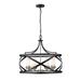 Z-Lite Malcalester 24 Inch 6 Light Chandelier - 481P24-MB-BN