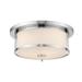 Z-Lite Savannah 13 Inch 2 Light Flush Mount - 465F14-CH