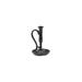 Charlton Home® 6" Metal Candlestick Metal in Black | 6 H x 6 W x 8 D in | Wayfair 9F46F3E8DD844DFF86B920D73632100F