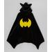 Story Book Wishes Boys' Capes black - Black Bat Hooded Cape