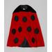 Story Book Wishes Girls' Capes Black - Black & Red Ladybug Cape - Kids