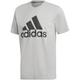 ADIDAS Lifestyle - Textilien - T-Shirts MH Badge of Sport T-Shirt, Größe XL in Grau/Schwarz