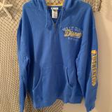 Disney Shirts | Disney Parks Full Zip Sweatshirt Hoodie Large | Color: Blue/Yellow | Size: L