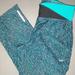 Nike Pants & Jumpsuits | Nike Dri-Fit Cropped Pants | Color: Blue/Green | Size: M