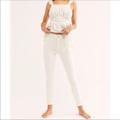 Free People Jeans | Free People 10” High Rise Skinny Jeans | Color: Cream | Size: 27