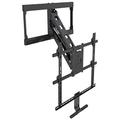 myWall HP55L Flat Screen TV Wall Mount for 42" - 65" (107-165 cm) Load Capacity up to 28 kg, Integrated Gas Lift Spring with Soundbar Bracket