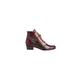 Regarde Le Ciel Stefany 123 Womens Victorian Lace Up Zip Leather Ankle Boots 6.5/39 Sangria Combi