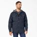 Dickies Men's Water Repellent Duck Hooded Shirt Jacket - Dark Navy Size L (TJ213)