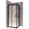 LANABLACK Cabine douche H 190 cm porte coulissante transparent 85 x 85 cm