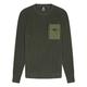 Lyle and Scott Men Casuals Rib Knit Jumper with Woven Pocket - Cotton - S