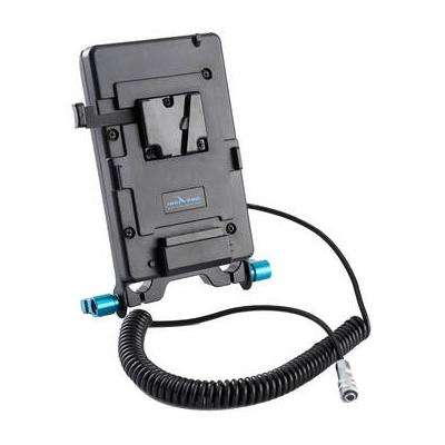 IndiPRO Tools V-Mount Battery Plate with 15mm Rod Mount & Coiled Cable for BMPCC 4K/6K (1 VMCB46K
