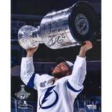 Brayden Point Tampa Bay Lightning Autographed 8" x 10" 2020 Stanley Cup Champions Raising Photograph