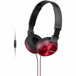 Sony MDR-ZX310AP Kopfhörer Verkabelt Kopfband Anrufe/Musik Rot Image