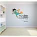 Design W/ Vinyl Dreams Perry the Platypus Wall Decal Metal in Black/Green | 40 H x 40 W in | Wayfair Disney Quotes 17d