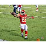 Clyde Edwards-Helaire Kansas City Chiefs Unsigned First Career Touchdown Celebration Photograph