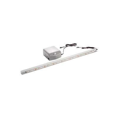 LED-Waschbeckenbeleuchtung Mini Einbau-Set / Maße: ca. 45 cm breit / batteriebetriebenes BackLight