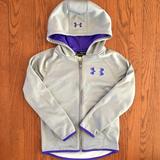 Under Armour Shirts & Tops | Girls Youth Small Under Armour Athletic Jackets | Color: Gray/Purple | Size: Sg