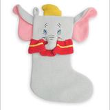 Disney Holiday | Disney Dumbo Christmas Knitted Stocking | Color: Gray/Red | Size: Os