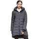 Orolay Women's Hooded Down Jacket Mid-Length Outwear Coat Darkgrey M