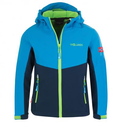Trollkids - Kid's Kristiansand Jacket - Softshelljacke Gr 128 blau