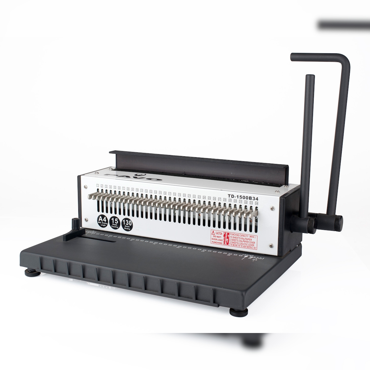 PAVO HD Wire Binder Profi Round Punch Stanz und Drahtbindegerät bis 130 Blatt Image