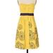 Anthropologie Dresses | Floreat Anthropologie Yellow And Purple Dress | Color: Gold/Purple | Size: 4