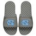 Men's ISlide Gray North Carolina Tar Heels Primary Logo Slide Sandals