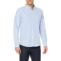 Urban Classics Herren TB3976-Basic Oxford Shirt Hemd, Blue/wht, 5XL