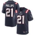 Men's Nike Adrian Phillips Navy New England Patriots Game Jersey