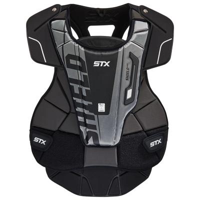 STX Shield 400 Lacrosse Goalie Chest Protector Black/Silver