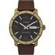 Timex 44 mm Mod 44 Leather Strap Watch, Brown, One Size, 44 mm Mod 44 Leather Strap Watch