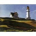 Picture 4978 A1 Canvas 1927 Edward Hopper La Colline du Phare American Painting - Art - Print Reproduction Wall Decoration Gift