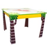 Fantasy Fields by Teamson Kids Dinosaur Kingdom Kids Play Table Wood in Brown/Green/Pink | 20.5 H x 28 W in | Wayfair TD-0079A/1