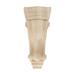 10-1/2 in x 4-7/8 in x 5-1/4 in Unfinished Solid Classic Traditional Plain Corbel in Brown Architectural Products by Outwater L.L.C | Wayfair