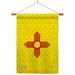 Breeze Decor Impressions Decorative 2-Sided Polyester 40 x 28 in. Flag Set in Yellow | 40 H x 28 W x 1 D in | Wayfair