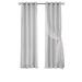 Harriet Bee Merri Polka Dots Room Darkening Grommet Single Curtain Panel Polyester in Gray | 108 H in | Wayfair 9A2BFF502B8D4A22A5F68292D9320F95