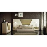 Hispania Home London Standard Bed Wood in Brown | 61 H x 135 W x 83 D in | Wayfair BEDOR90-QM