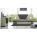 Hispania Home London Bedor85 Bedroom Set 4 Pieces Wood in Black | Queen | Wayfair BEDOR85-SET4QHG