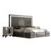 Hispania Home London Bedor140 Bedroom Set 3 Pieces Upholstered, Leather in Brown | King | Wayfair BEDOR140-SET3KM