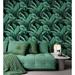 Bayou Breeze Catalano Peel & Stick Banana Tropical Leaves Wallpaper Vinyl in Green | 204 W in | Wayfair CE673765152B43D7BFC8B7D109FE0EF2