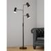 Hokku Designs Aobh 73" Tree Floor Lamp Metal in Brown | 73 H x 11.75 W x 11.75 D in | Wayfair 02E824808EEA4426B28FFCA8841FD722