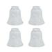 Alcott Hill® 4.75 " H x 4.75 " W Bell Ceiling Fan Fitter Shade ( Screw on ) in Alabaster in Brown/White | 4.75 H x 4.75 W x 4.75 D in | Wayfair