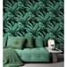 Bayou Breeze Catalano Peel & Stick Banana Tropical Leaves Wallpaper Vinyl in Green | 150 W in | Wayfair 406D133D5DD84777A61EC27DBB018414